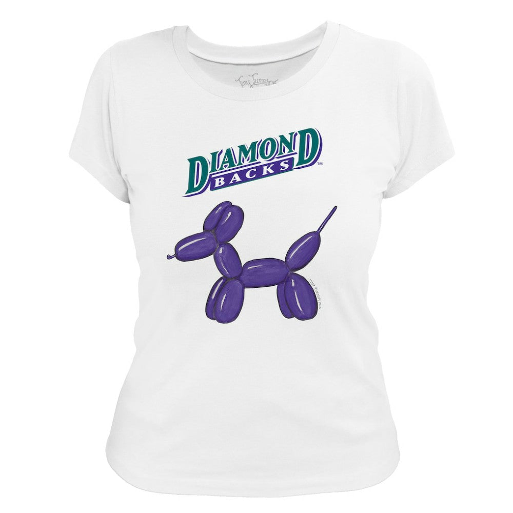 MLB Arizona Diamondbacks Tiny Turnip Women's Balloon Dog T-Shirt
