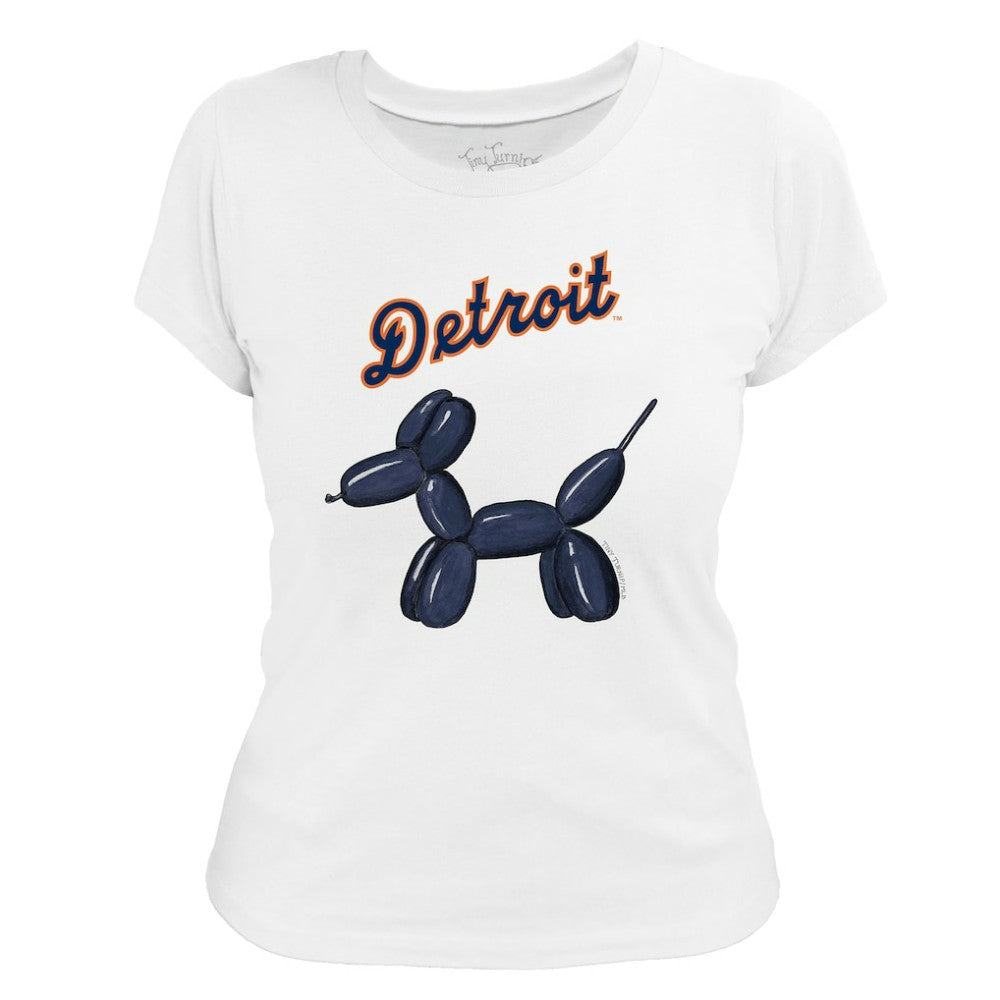MLB Detroit Tigers Tiny Turnip Women's Balloon Dog T-Shirt