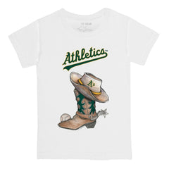 MLB Athletics Tiny Turnip Youth Cowboy Boot T-Shirt
