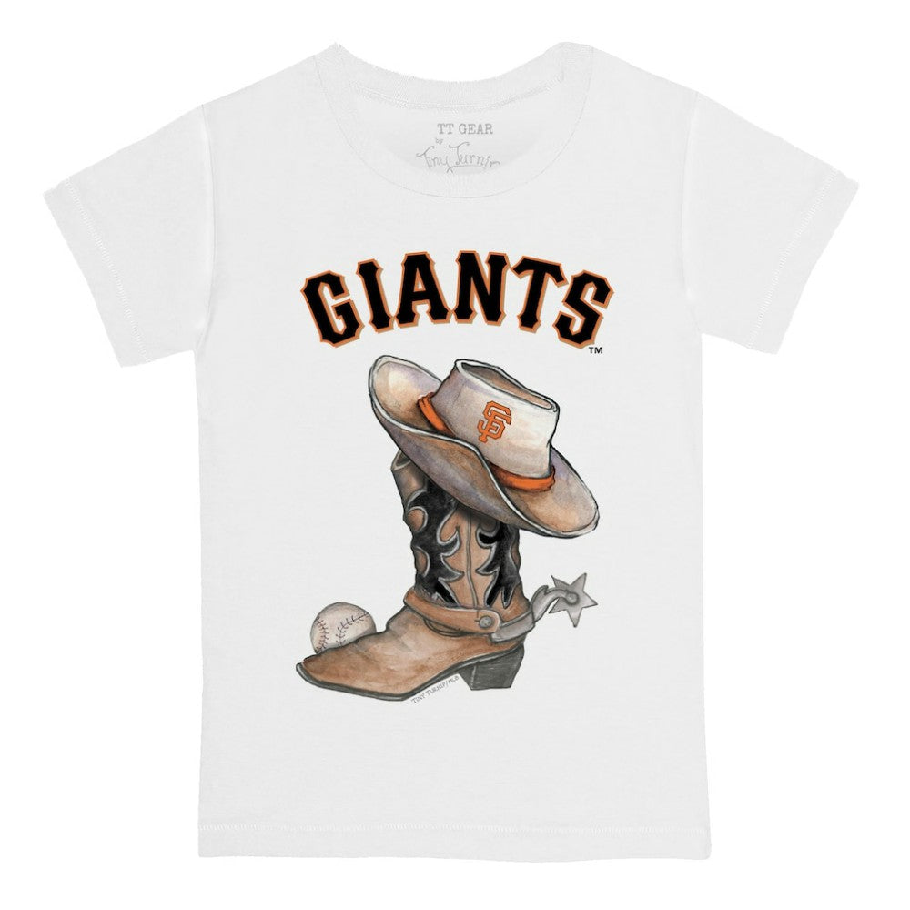 MLB San Francisco Giants Tiny Turnip Youth Cowboy Boot T-Shirt