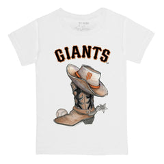 MLB San Francisco Giants Tiny Turnip Youth Cowboy Boot T-Shirt