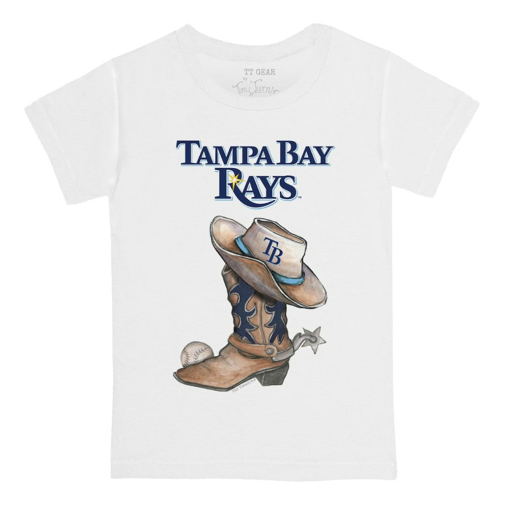 MLB Tampa Bay Rays Tiny Turnip Youth Cowboy Boot T-Shirt