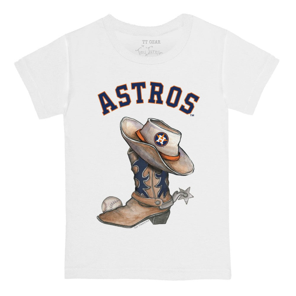 MLB Houston Astros Tiny Turnip Youth Cowboy Boot T-Shirt