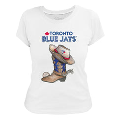MLB Toronto Blue Jays Tiny Turnip Women's Cowboy Boot T-Shirt
