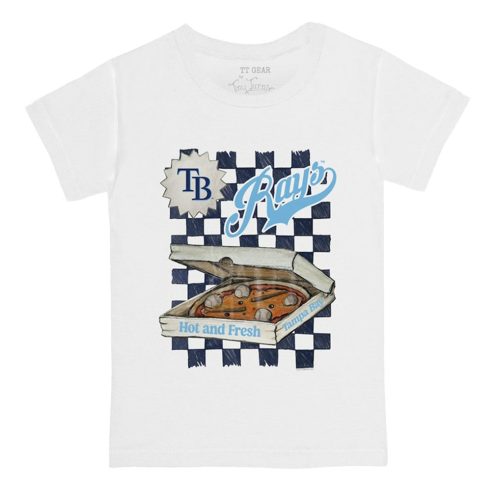 MLB Tampa Bay Rays Tiny Turnip Youth Pizza T-Shirt