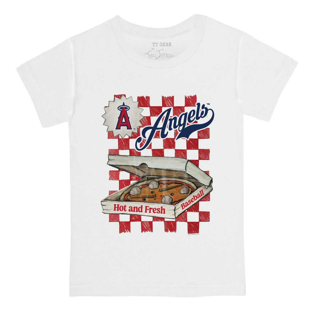 MLB Los Angeles Angels Tiny Turnip Youth Pizza T-Shirt