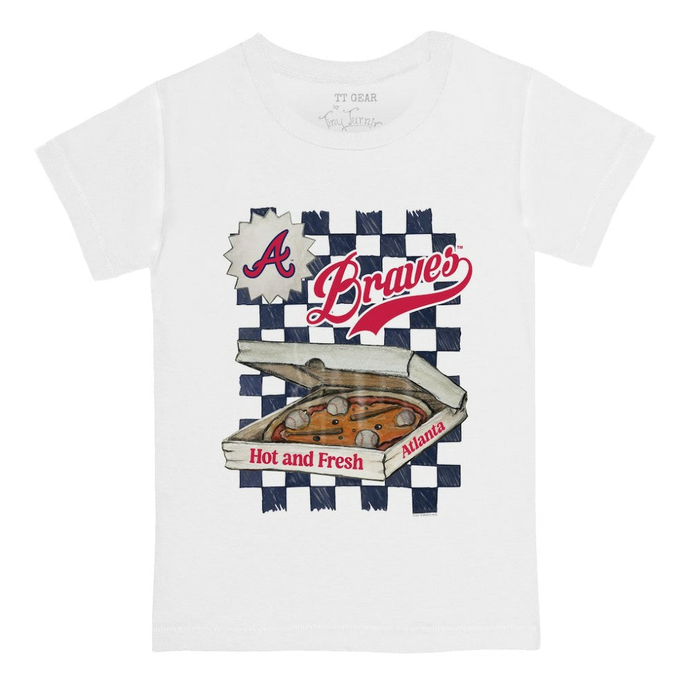 MLB Atlanta Braves Tiny Turnip Youth Pizza T-Shirt