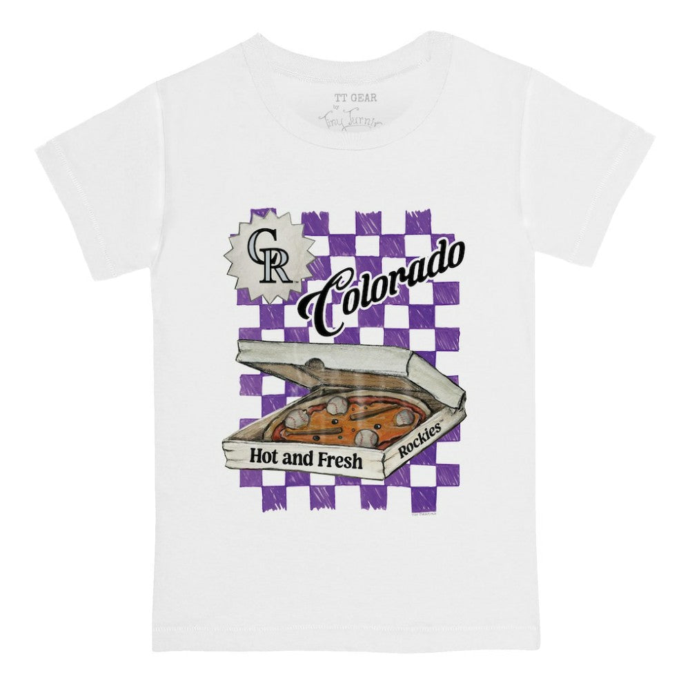 MLB Colorado Rockies Tiny Turnip Youth Pizza T-Shirt