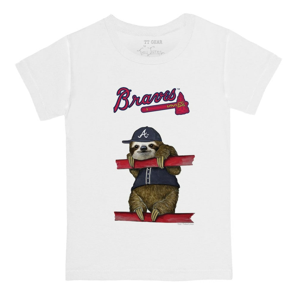 MLB Atlanta Braves Tiny Turnip Youth Sloth T-Shirt