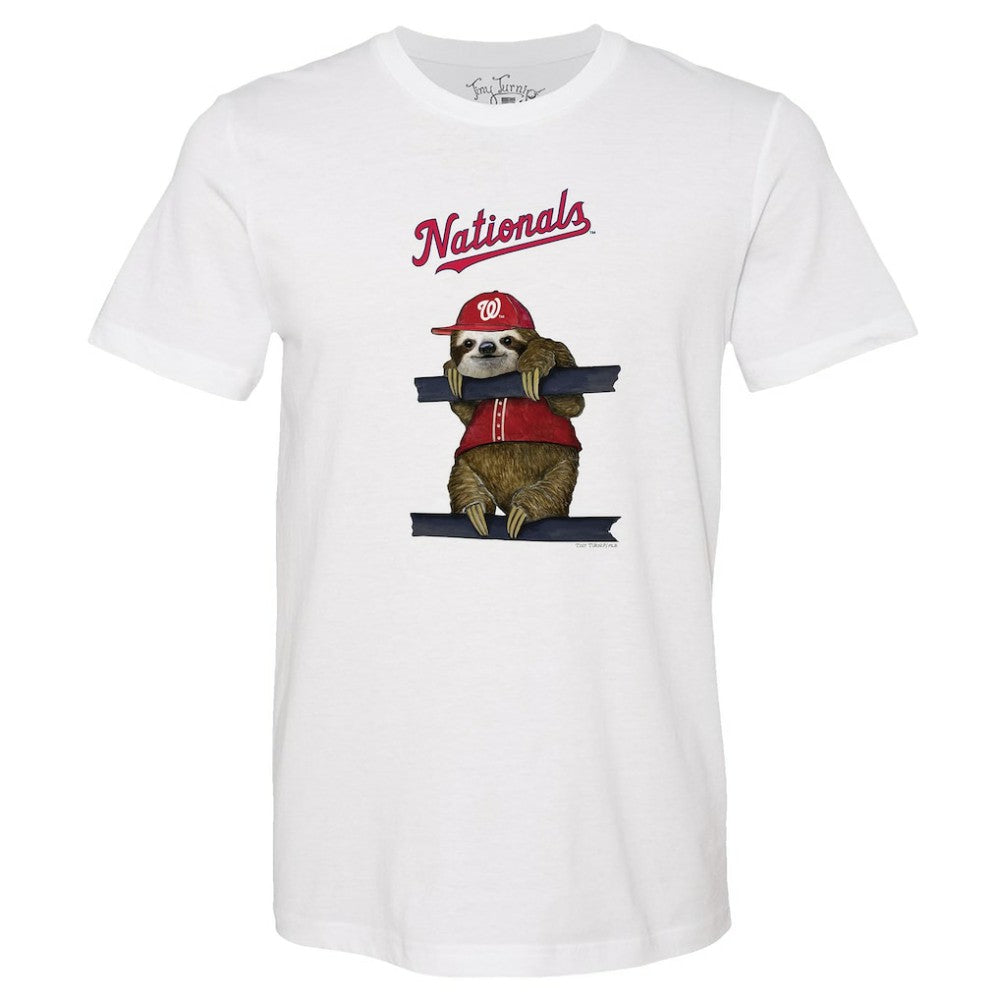 MLB Washington Nationals Tiny Turnip Unisex Sloth T-Shirt