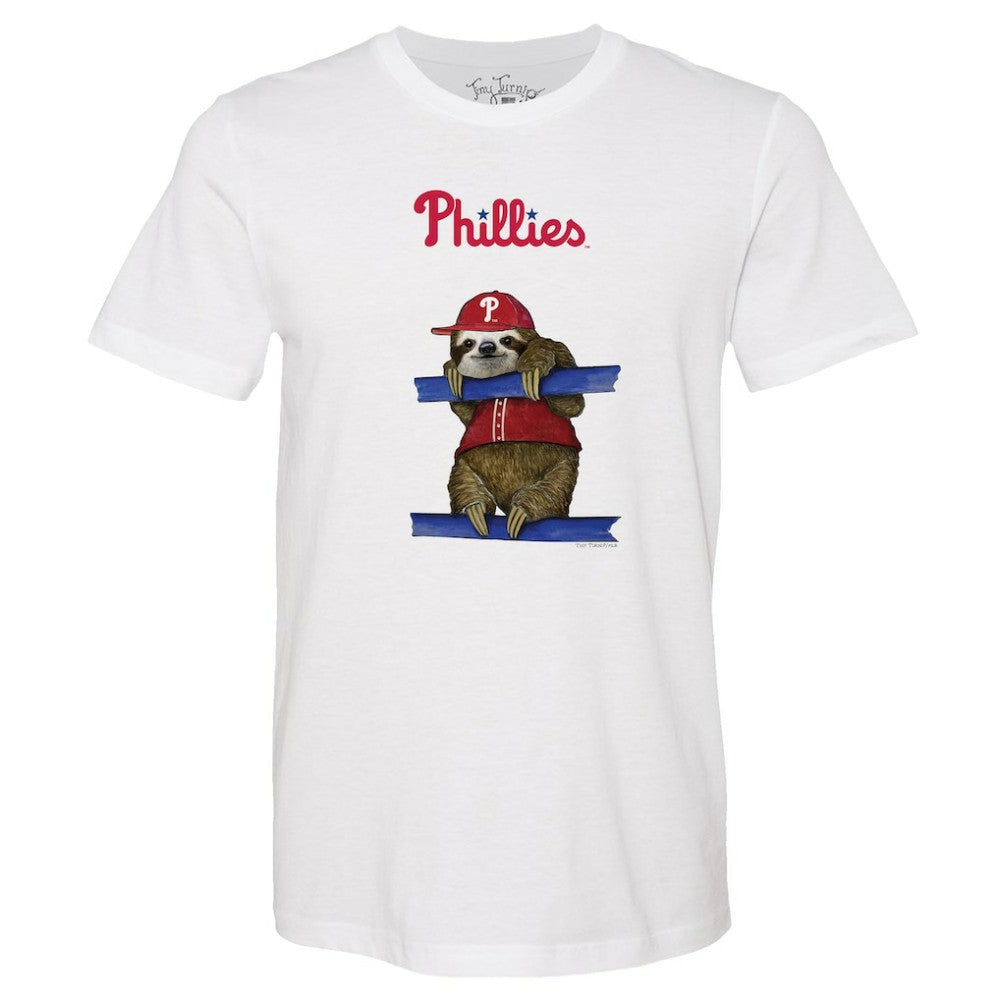 MLB Philadelphia Phillies Tiny Turnip Unisex Sloth T-Shirt