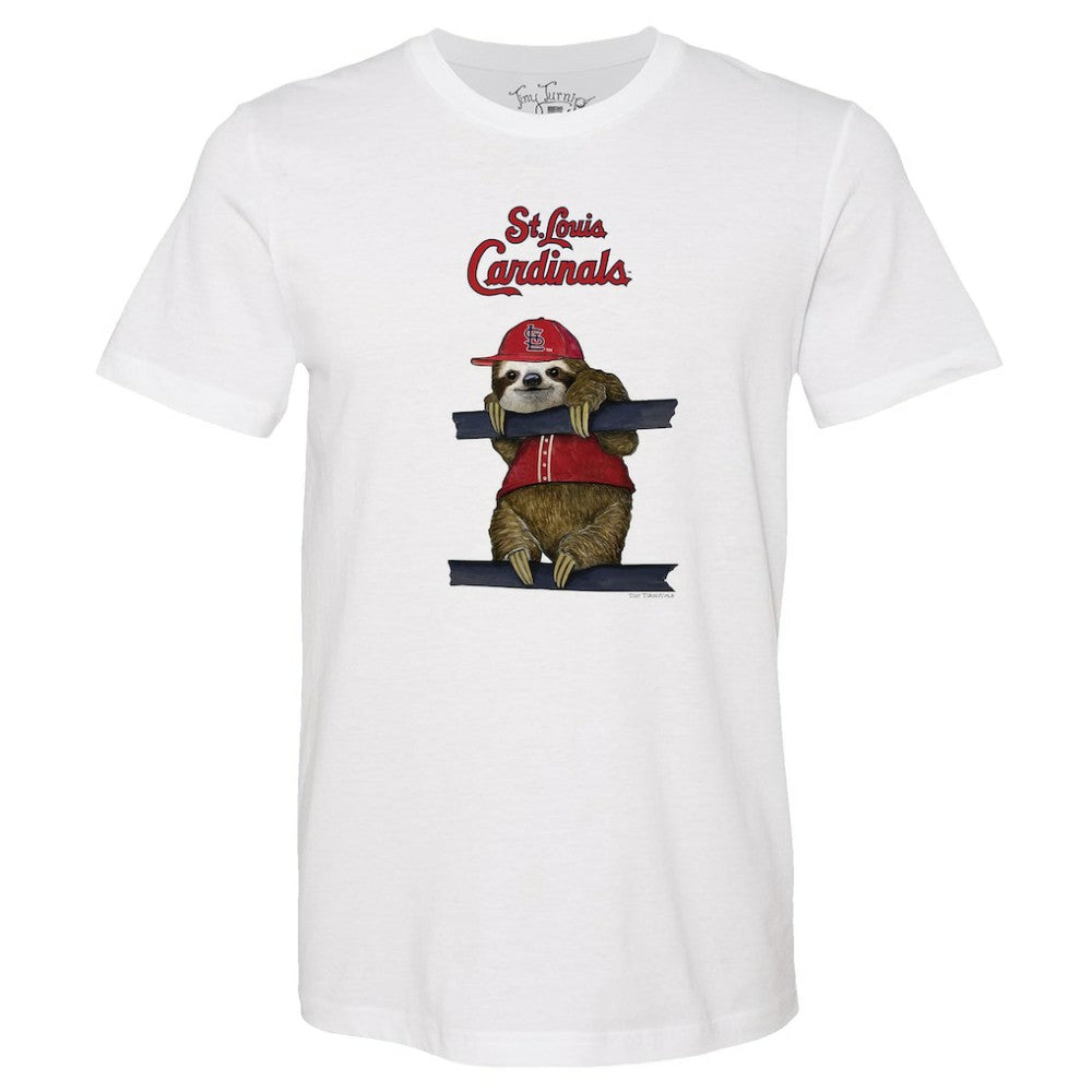 MLB St. Louis Cardinals Tiny Turnip Unisex Sloth T-Shirt