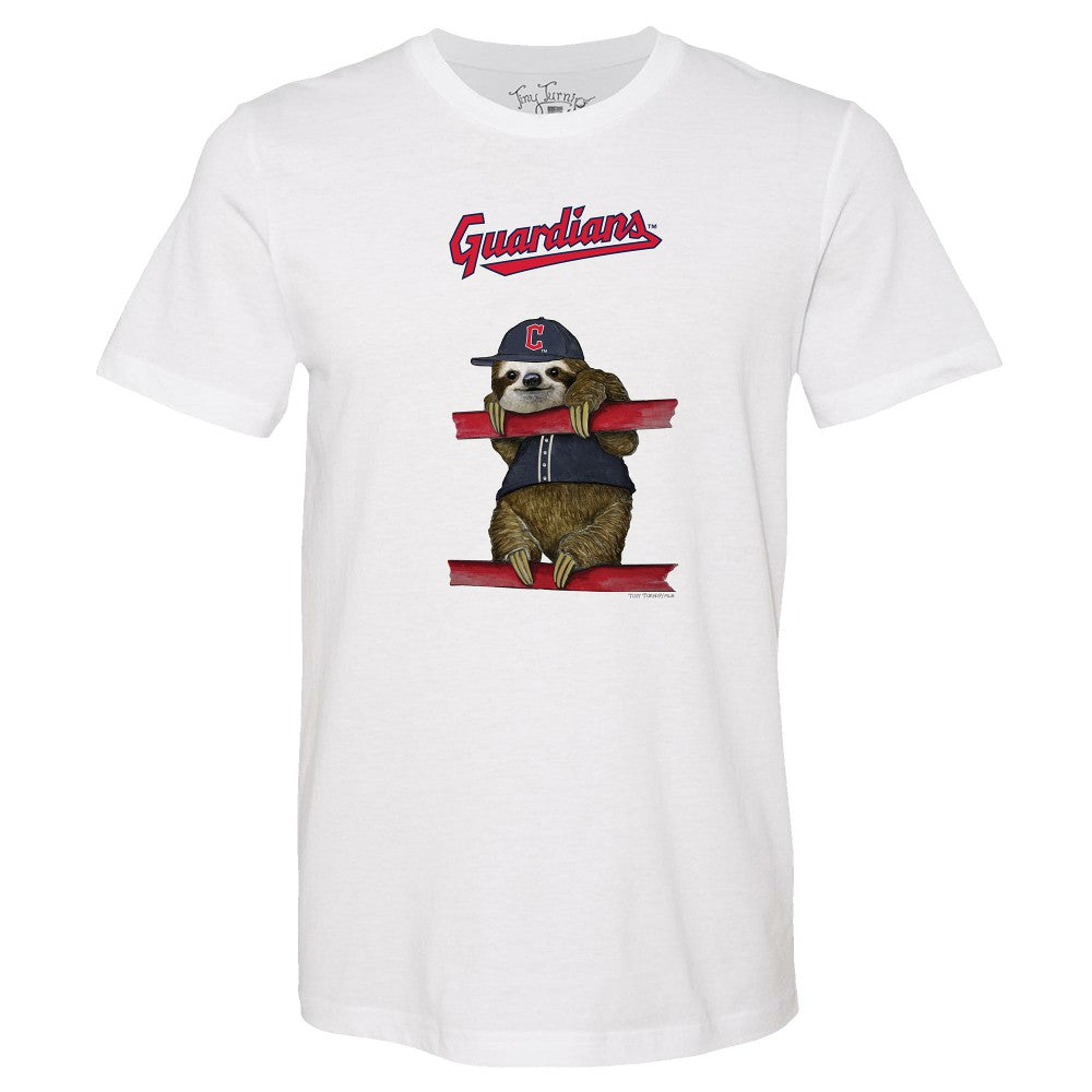 MLB Cleveland Guardians Tiny Turnip Unisex Sloth T-Shirt