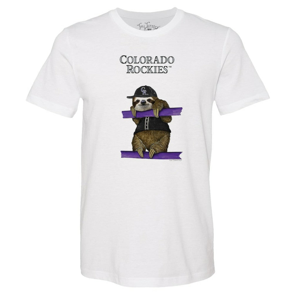 MLB Colorado Rockies Tiny Turnip Unisex Sloth T-Shirt