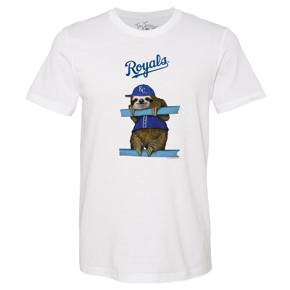 MLB Kansas City Royals Tiny Turnip Unisex Sloth T-Shirt