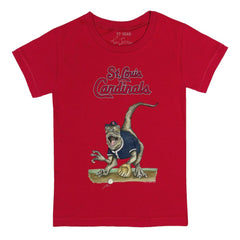 MLB St. Louis Cardinals Tiny Turnip Youth Velociraptor T-Shirt