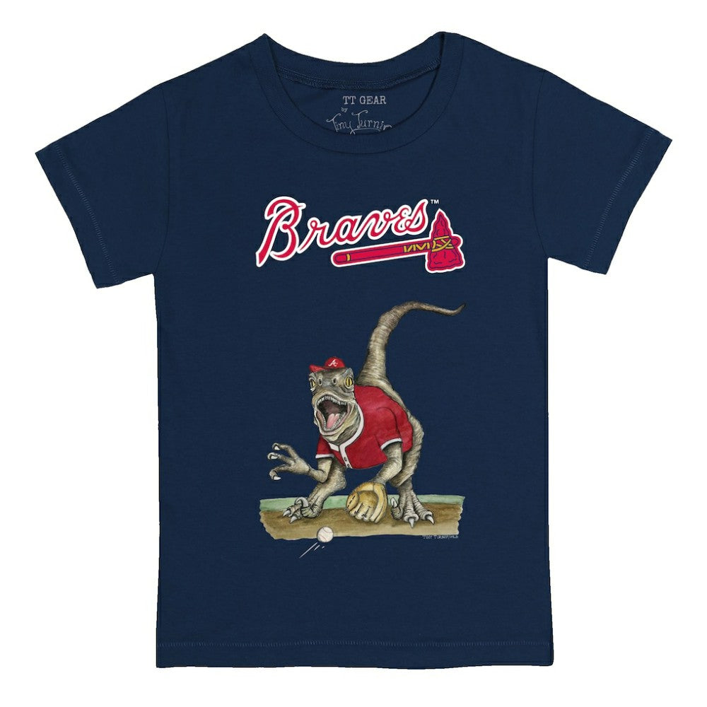 MLB Atlanta Braves Tiny Turnip Youth Velociraptor T-Shirt