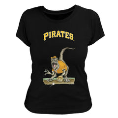 MLB Pittsburgh Pirates Tiny Turnip Women's Velociraptor T-Shirt
