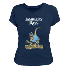 MLB Tampa Bay Rays Tiny Turnip Women's Velociraptor T-Shirt