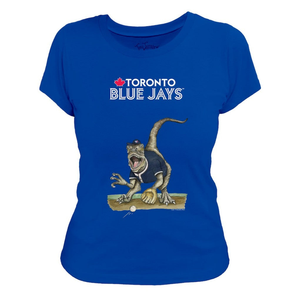MLB Toronto Blue Jays Tiny Turnip Women's Velociraptor T-Shirt