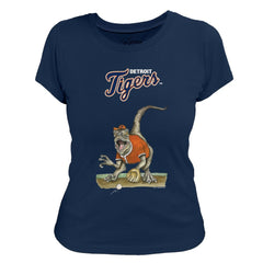 MLB Detroit Tigers Tiny Turnip Women's Velociraptor T-Shirt