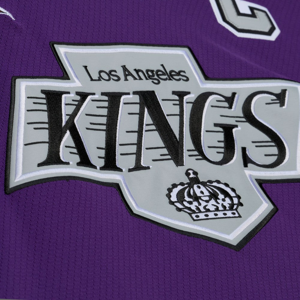 NHL Purple Los Angeles Kings Mitchell & Ness x Just Don Jersey Hoodie