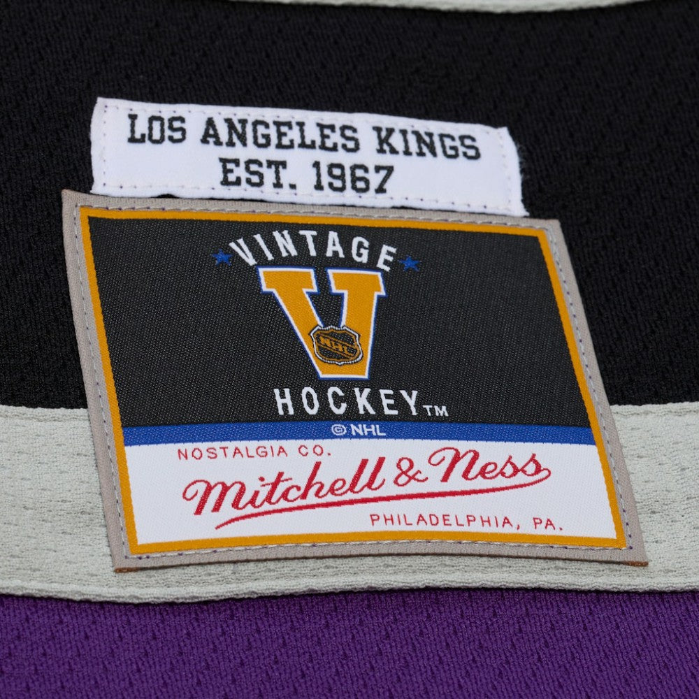 NHL Purple Los Angeles Kings Mitchell & Ness x Just Don Jersey Hoodie