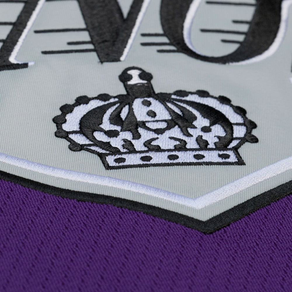 NHL Purple Los Angeles Kings Mitchell & Ness x Just Don Jersey Hoodie
