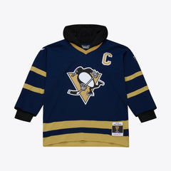 NHL Navy Pittsburgh Penguins Mitchell & Ness x Just Don Jersey Hoodie