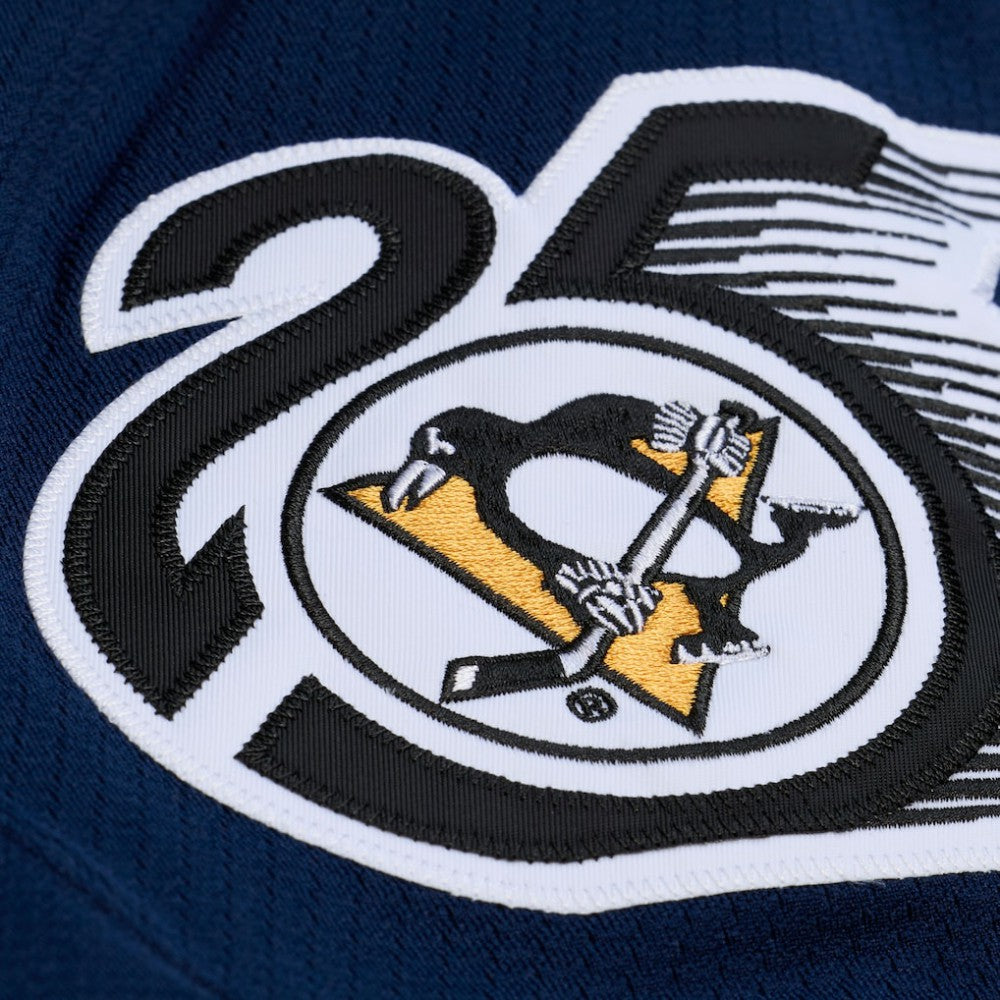 NHL Navy Pittsburgh Penguins Mitchell & Ness x Just Don Jersey Hoodie
