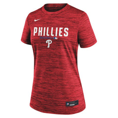 MLB Philadelphia Phillies Nike Women's Authentic Collection Velocity Dri-FIT T-Shirt