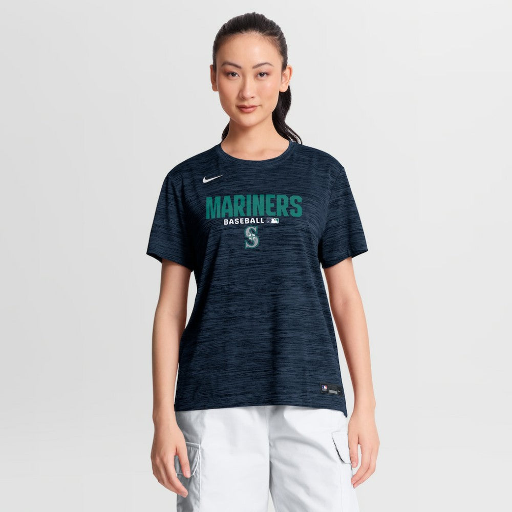 MLB Seattle Mariners Nike Women's Authentic Collection Velocity Dri-FIT T-Shirt
