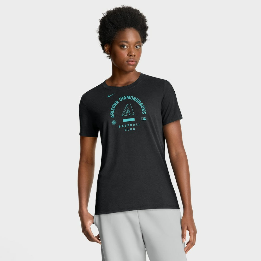 MLB Arizona Diamondbacks Nike Women's Authentic Collection Early Work Tri-Blend Dri-FIT T-Shirt