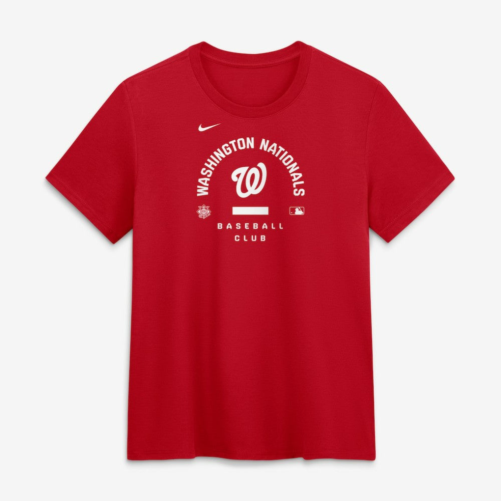 MLB Washington Nationals Nike Women's Authentic Collection Early Work Tri-Blend Dri-FIT T-Shirt
