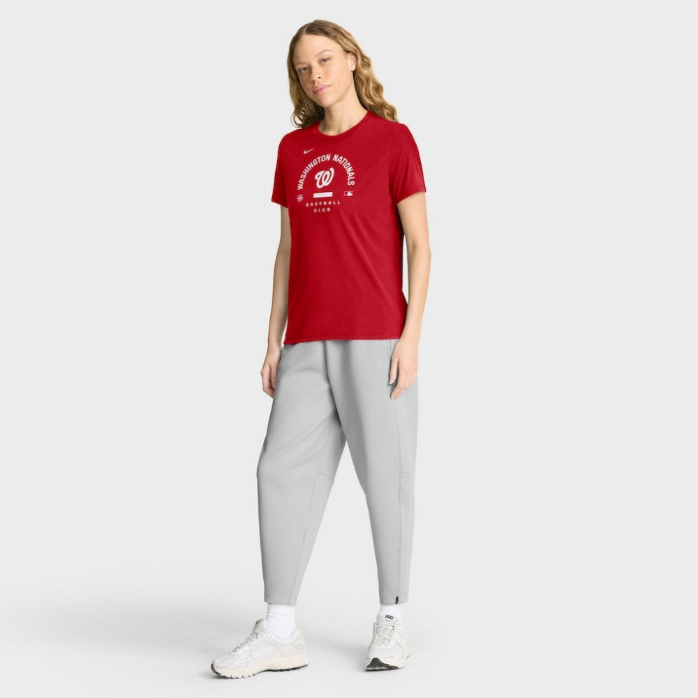 MLB Washington Nationals Nike Women's Authentic Collection Early Work Tri-Blend Dri-FIT T-Shirt