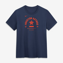 MLB Houston Astros Nike Women's Authentic Collection Early Work Tri-Blend Dri-FIT T-Shirt