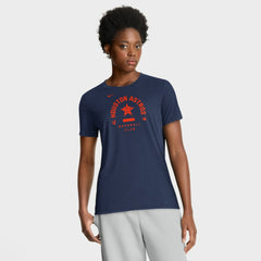 MLB Houston Astros Nike Women's Authentic Collection Early Work Tri-Blend Dri-FIT T-Shirt