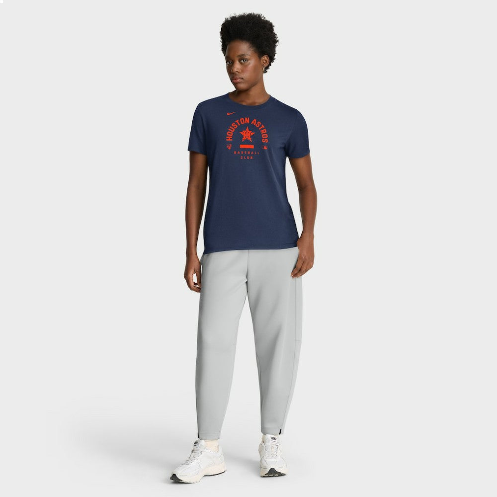 MLB Houston Astros Nike Women's Authentic Collection Early Work Tri-Blend Dri-FIT T-Shirt