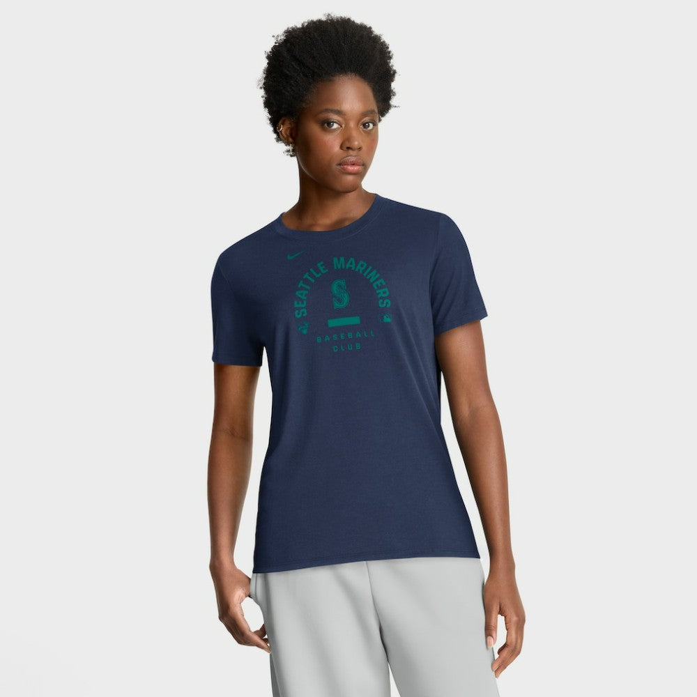 MLB Seattle Mariners Nike Women's Authentic Collection Early Work Tri-Blend Dri-FIT T-Shirt