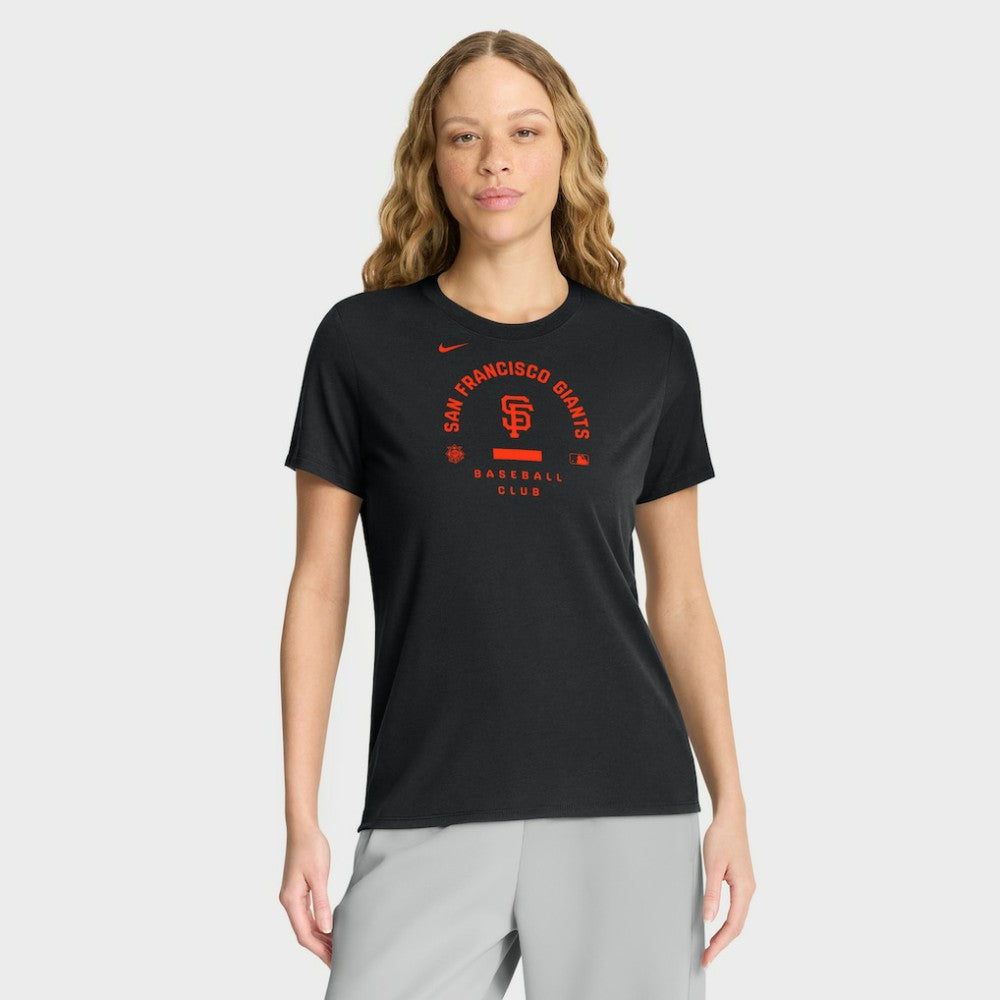 MLB San Francisco Giants Nike Women's Authentic Collection Early Work Tri-Blend Dri-FIT T-Shirt