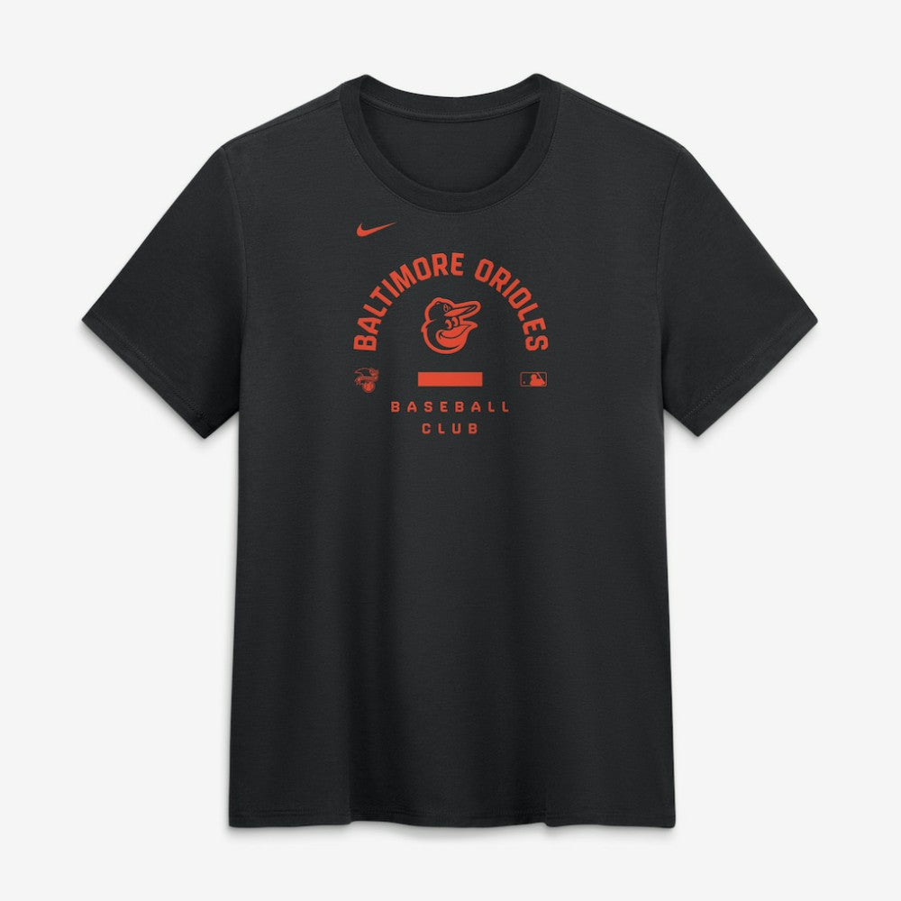 MLB Baltimore Orioles Nike Women's Authentic Collection Early Work Tri-Blend Dri-FIT T-Shirt