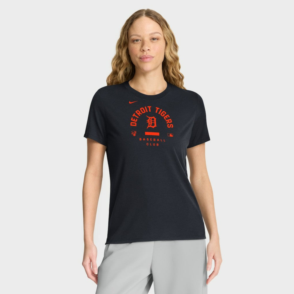 MLB Detroit Tigers Nike Women's Authentic Collection Early Work Tri-Blend Dri-FIT T-Shirt