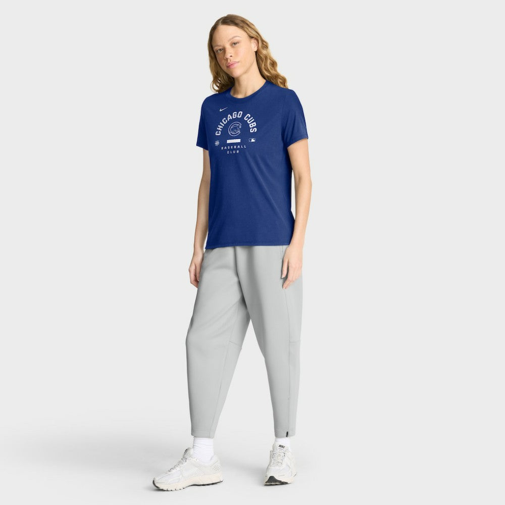 MLB Chicago Cubs Nike Women's Authentic Collection Early Work Tri-Blend Dri-FIT T-Shirt