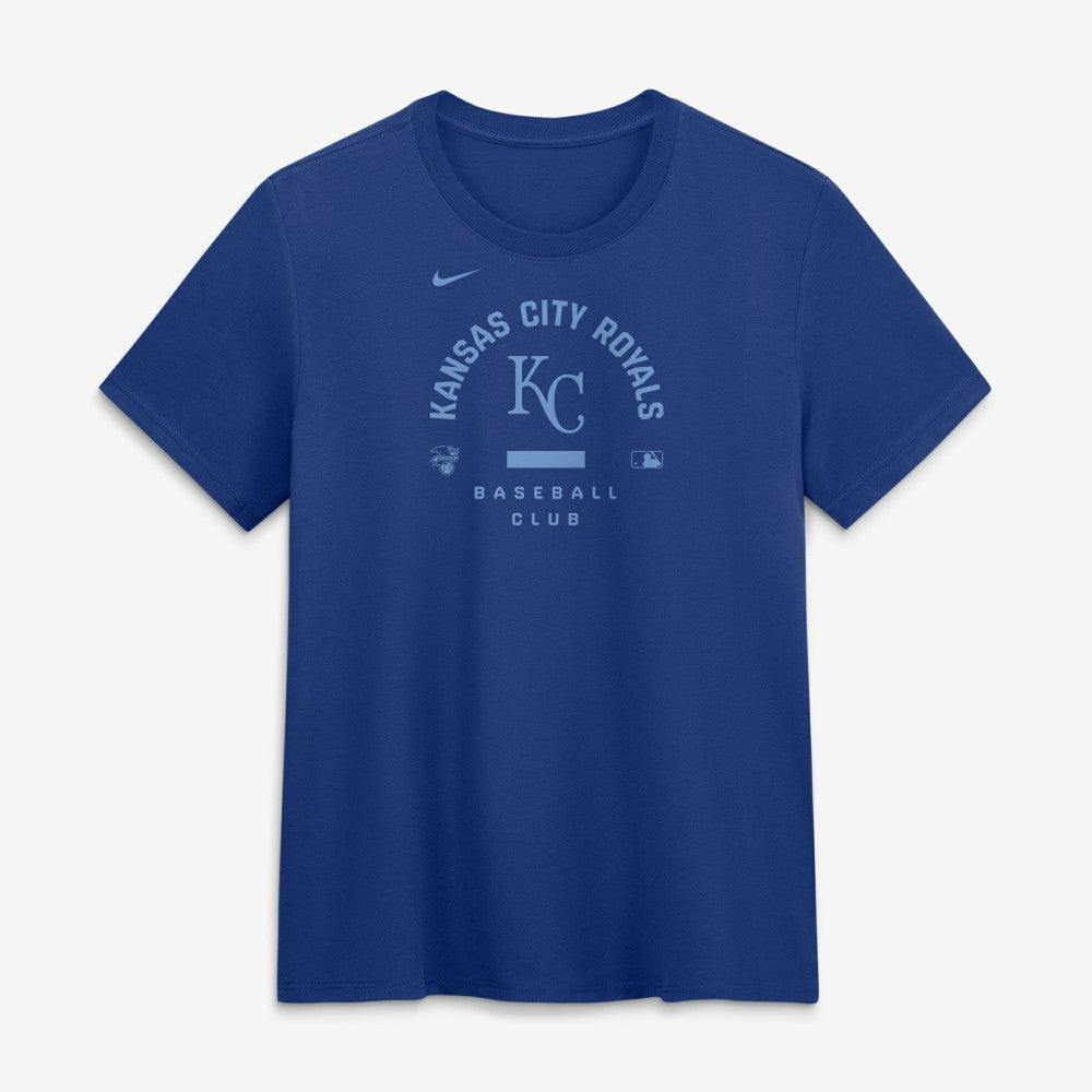 MLB Kansas City Royals Nike Women's Authentic Collection Early Work Tri-Blend Dri-FIT T-Shirt