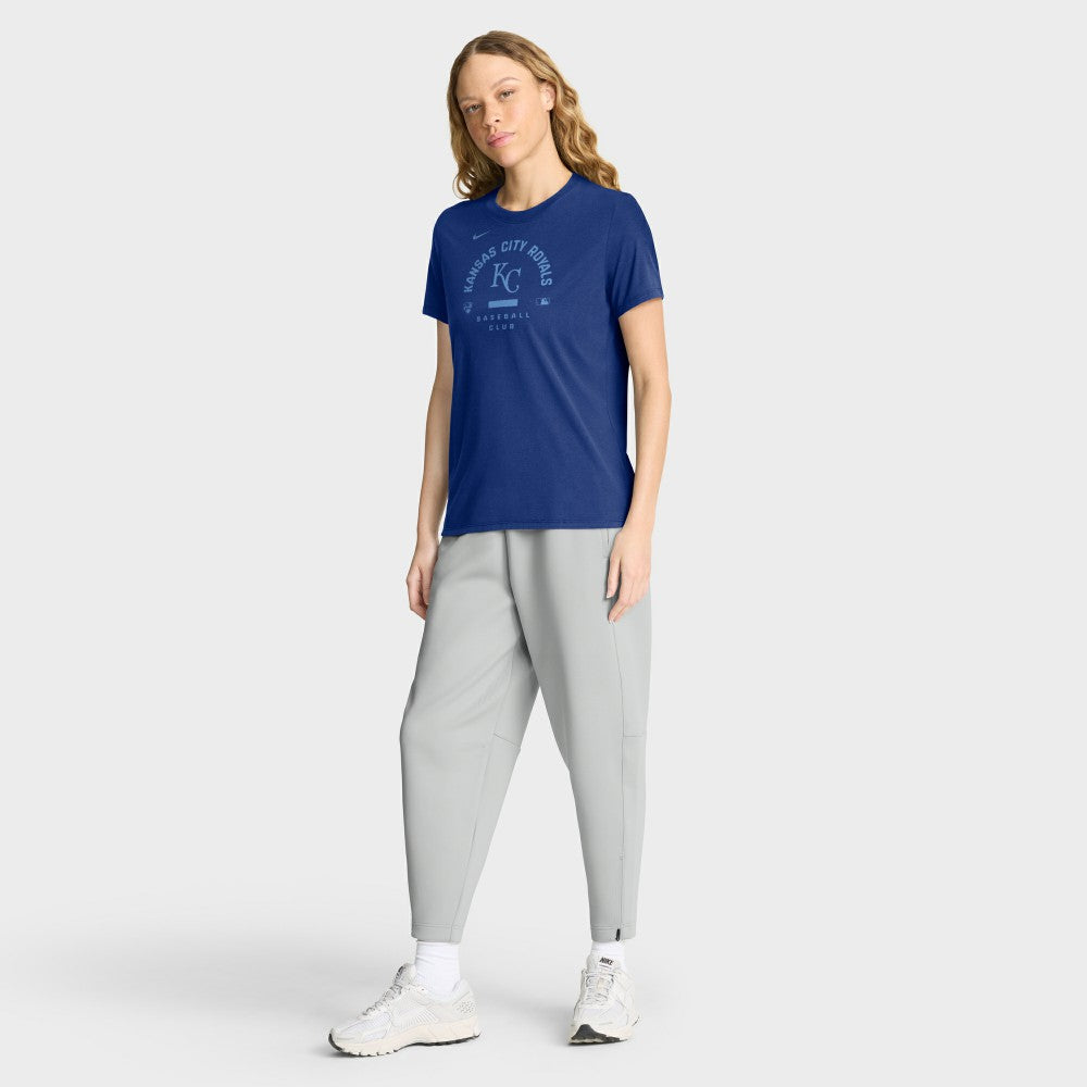 MLB Kansas City Royals Nike Women's Authentic Collection Early Work Tri-Blend Dri-FIT T-Shirt