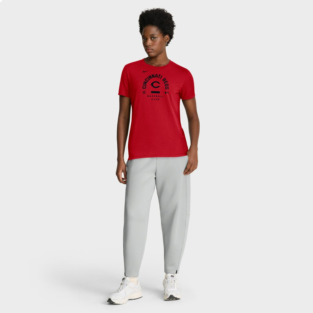 MLB Cincinnati Reds Nike Women's Authentic Collection Early Work Tri-Blend Dri-FIT T-Shirt
