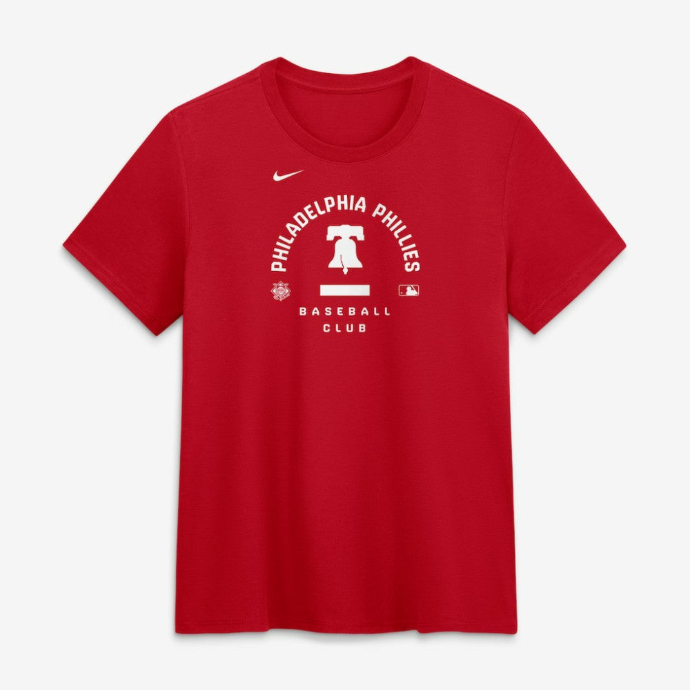 MLB Philadelphia Phillies Nike Women's Authentic Collection Early Work Tri-Blend Dri-FIT T-Shirt