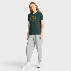MLB Athletics Nike Women's Authentic Collection Early Work Tri-Blend Dri-FIT T-Shirt