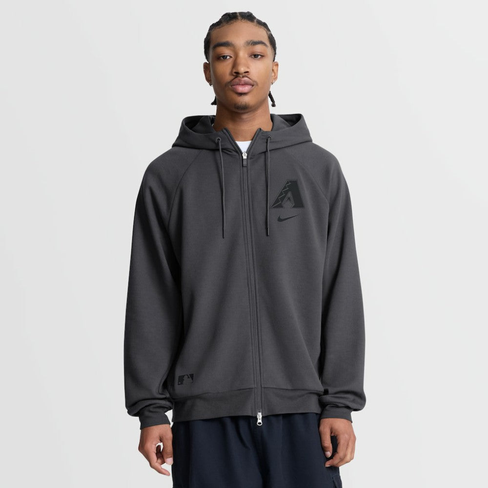 MLB Arizona Diamondbacks Nike Authentic Collection Player Raglan Dri-FIT Full-Zip Hoodie