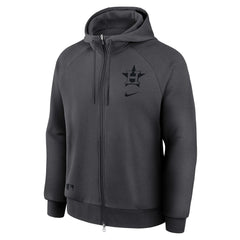 MLB Houston Astros Nike Authentic Collection Player Raglan Dri-FIT Full-Zip Hoodie